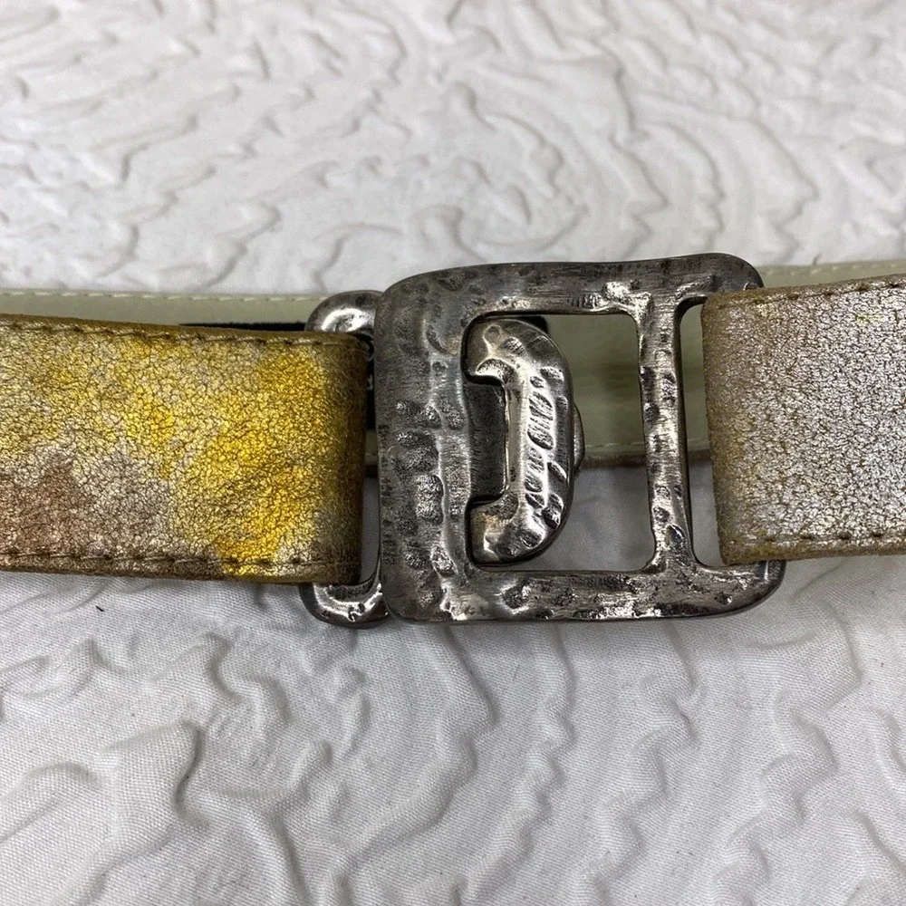 Suzi‎ Roher leather stretch belt